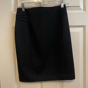 Elegant Express Black Pencil Skirt